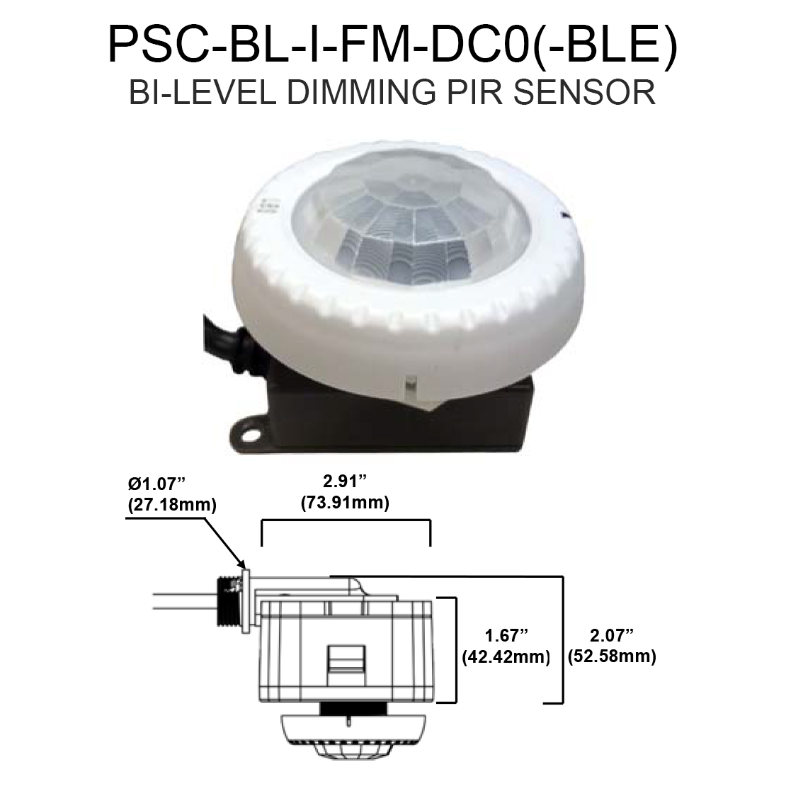 Commercial Lighting - BL-I-FM-DC0-BLE