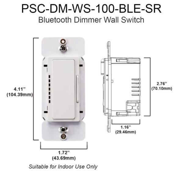 Bluetooth Dimmer Wall Switch