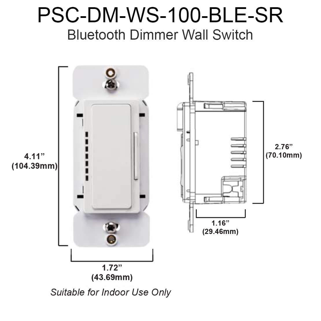 Commercial Lighting - Bluetooth-Dimmer-Wall-Switch