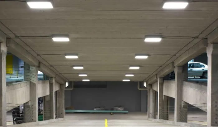 Wireless Lighting Controls Parking Garage