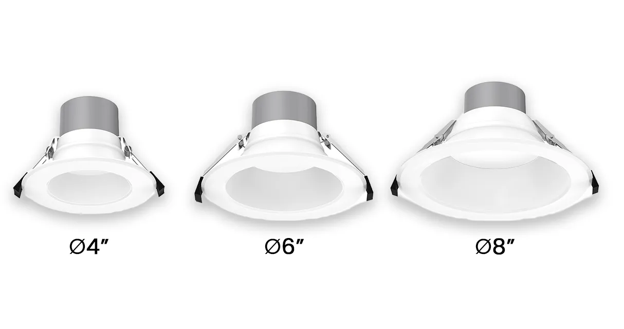 4’’ ,  6’’, 8’’ in size