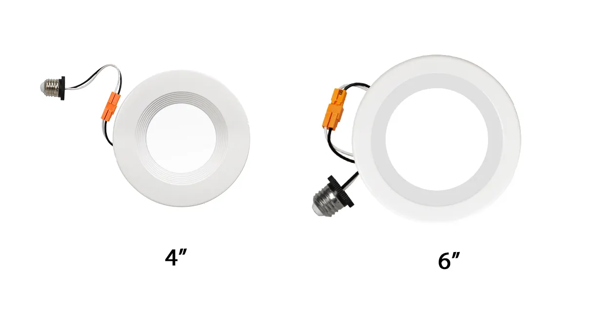 4’’ & 6’’ in size