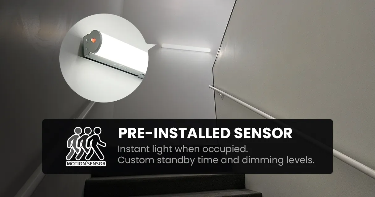 Pre-installed sensor
